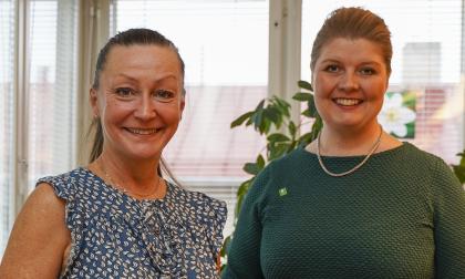Petronella Wester och  Alexandra Walk-Liljeroos.