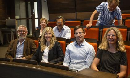 Corona Pandemi seminarium, föreläsare, gruppbild