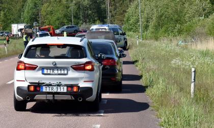 Trafik, olycka på Hammarlandsvägen