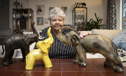 Karin Sarhane, 80 år