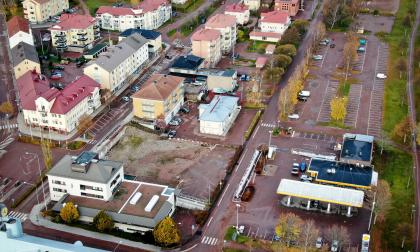 Parkering, Mariehamn, Select  , flygbild , flygfoto
