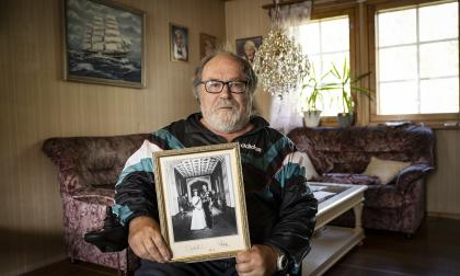 Anders Olofsson, chaufför till Drottning Elizabeth II vid ålandsbesök 1976
