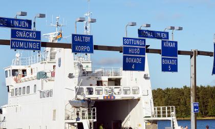 Skärgårdstrafiken, Landskapsfärja, Skiftet, Om Landskapsregeringens förslag om privatisering av skärgårdstrafiken, Långnäs hamn