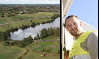 021018 , 02102018 , 20181002 , Dalkarby träsk , Ålands vatten Ab , vattentäkt , vatten , dricksvatten , flygbild , solpaneler , miljö