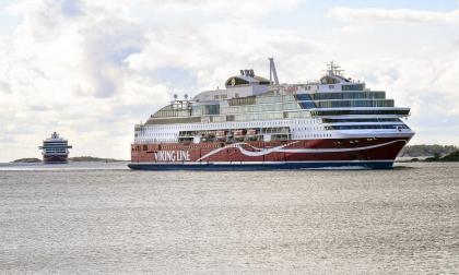 280922 , 28092022 , 20220928 , Viking Line , Viking Glory , Viking Grace , passagerartrafik , sjöfart , fartyg , passagerarfartyg , Västra hamnen