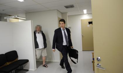 Tingsrätten, häktningsförhandling, människohandel, jurist Marcus Måtar, 