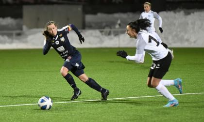 Pille Raadik230222 , 23022022 , 20220223 , ÅU , Åland United , ÅU-Estland , träningsmatch och hyllningsmatch till ÅU och Estalnds landslag spelaren Pille Raadik , på bilden 