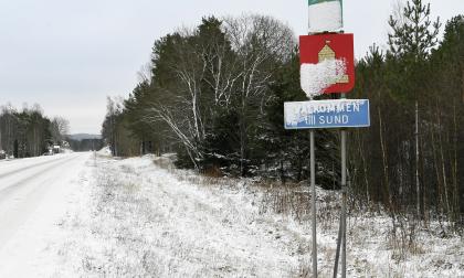 050121 , 05012021 , 20210105 , Sund kommunskylt , kommun *** Local Caption *** @Bildtext:Sunds kommun budgeterar för ett underskott på 421.000 euro nästa år.@Normal:<@Foto>Foto: Robert Jansson