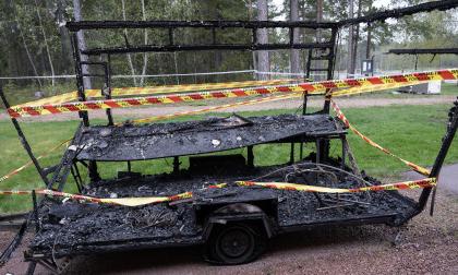 Baltichallen efter brand