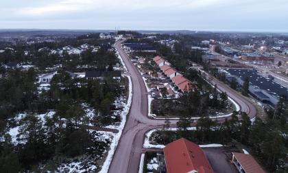 Fågelberget, Jomala, Flygfoto, drönarfoto