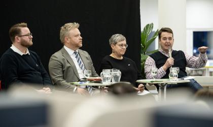 Riksdagsval, valdebatt, Alfons Röblom, Wille Valve, Nina Fellman, Markus Måtar