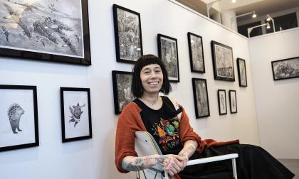 Amanda Chanfreau, utställning på Mariehamns stadsbibliotek