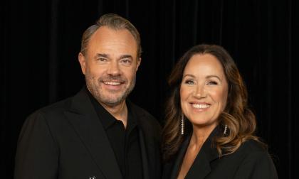 David Hellenius och Renée Nyberg har inte samarbetat som programledare på 23 år. Men nu är det dags igen.