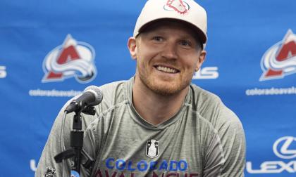 Colorado Avalanche kapten Gabriel Landeskog är tillbaka som poänggörare. Arkivbild.