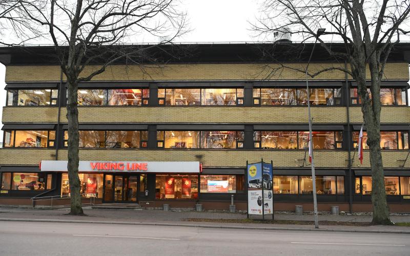 Viking Lines kontor på Storagatan.