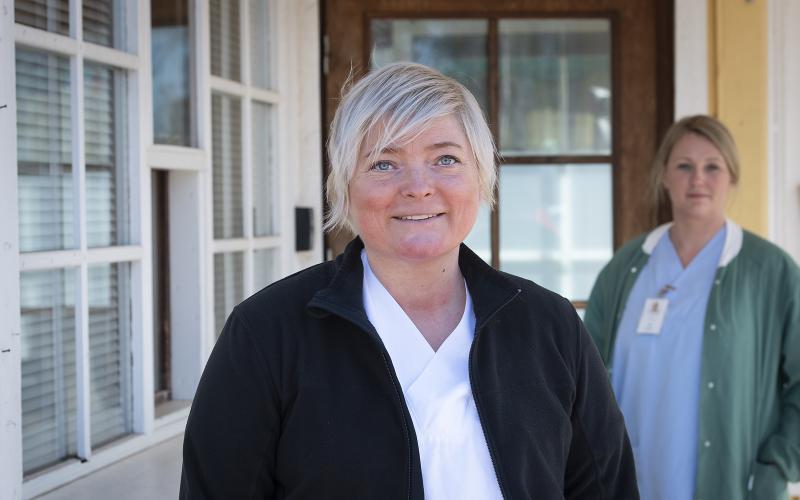 Ramona Nordberg och Sandra Fjällid. 