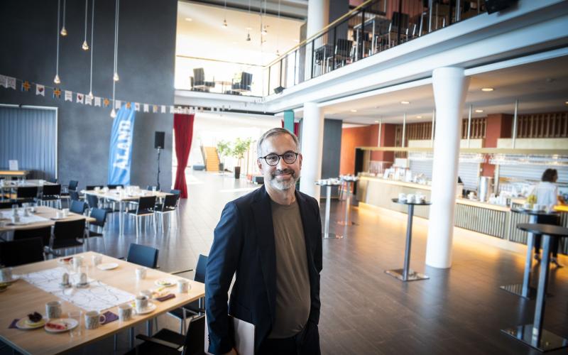 Anders Hagärstrand, journalist, Näringslivsdagen, Ålands Näringsliv, panel