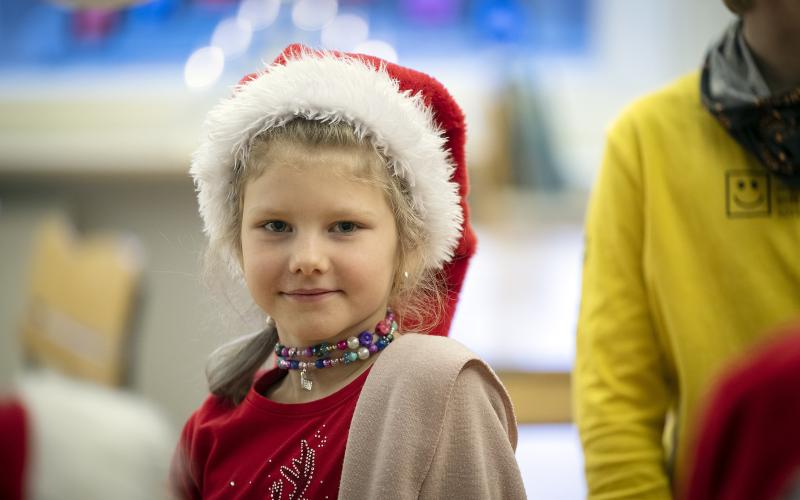 Skola, Strandnäs skola, Julfest, 