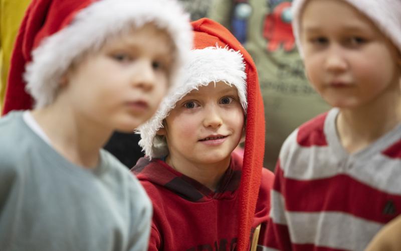 Skola, Strandnäs skola, Julfest, 
