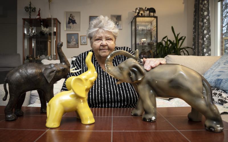 Karin Sarhane, 80 år