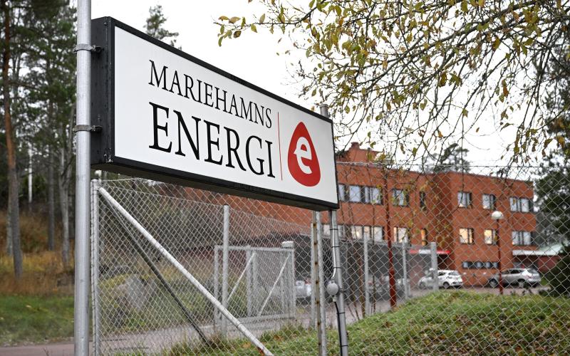 301122 , 30112022 , 20221130 , Elverket ,Mariehamns energi , skylt