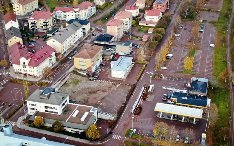 Parkering, Mariehamn, Select  , flygbild , flygfoto