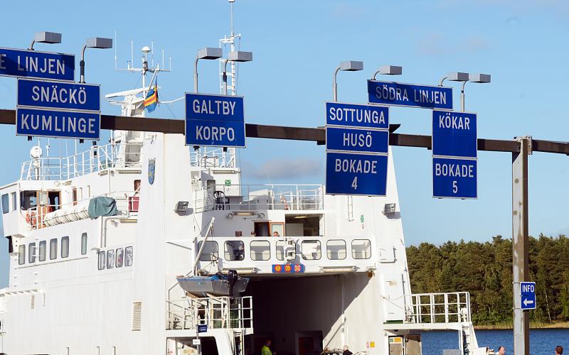 Skärgårdstrafiken, Landskapsfärja, Skiftet, Om Landskapsregeringens förslag om privatisering av skärgårdstrafiken, Långnäs hamn