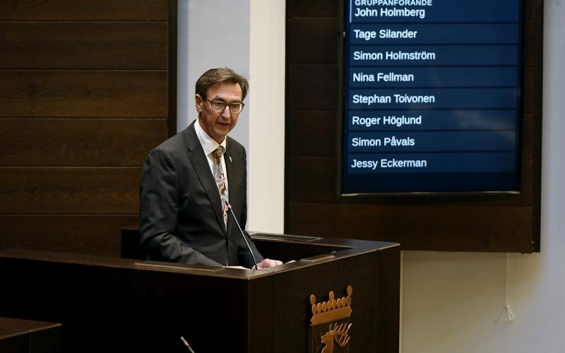 300920 , 30092020 , 20200930 , Lagting , lagtinget , plenum , plenisal , politiker , politik , Jörgen Pettersson (C) , Centern