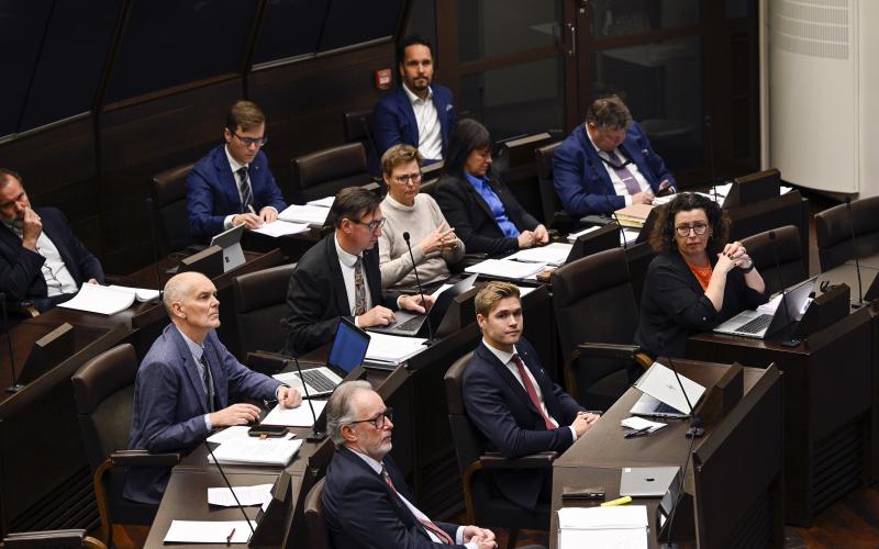 151122 , 15112022 , 20221115 , Lagting , lagtinget , plenum , plenisal , politiker , politik , budget , Lantråd Veronica Thörnroos , (C) , Centern