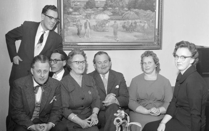 Ålands konstförening. Foto Carl-Erik Södergårdh, 1950-talet.
