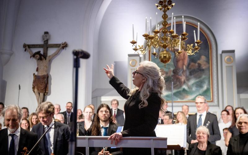 Jomala Kyrka, konsert, Johanna Grüssner, dirigent