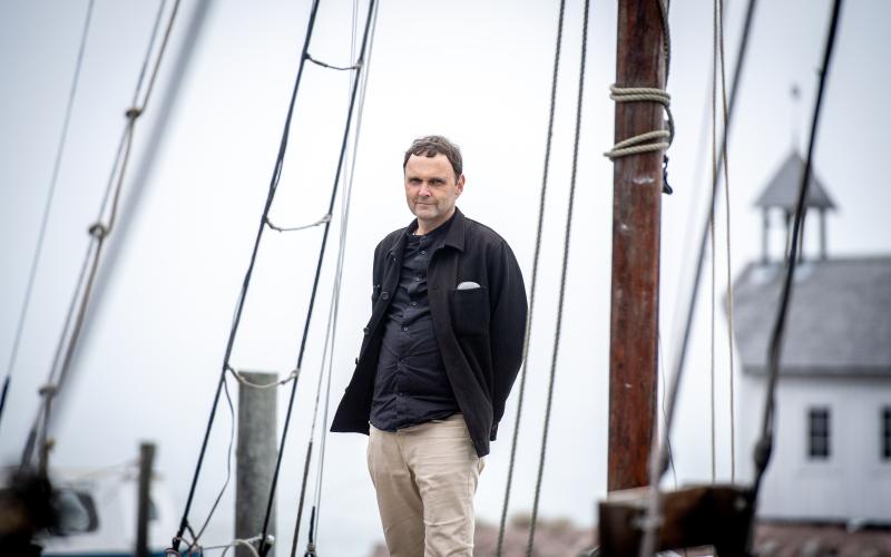 Här i sjökvarteret spelades delar av den nya ”Stormskärs Maja” in. Ålands nye filmkommissionär Bent Blomqvist ser fram emot att locka hit fler inspelningar.