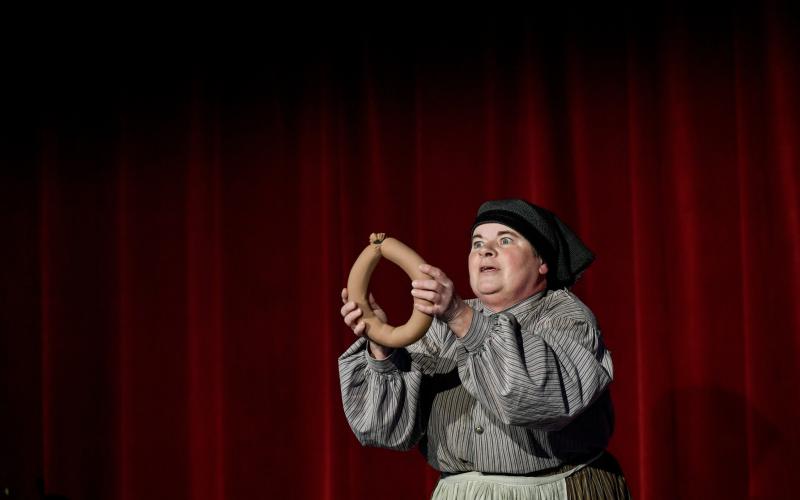 Viveca Karlsson i ”De tre önskningarna”, regisserad av Synnöve Westerberg.