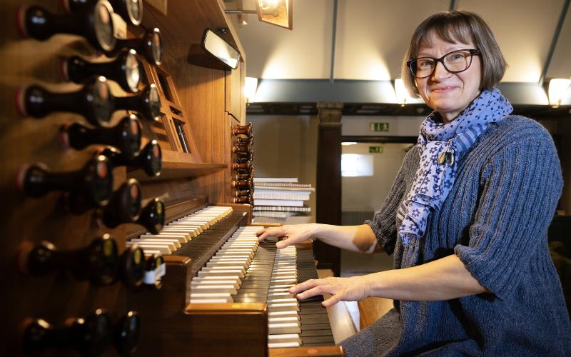 Eva-Lena Hansen, ordförande i Ålands orgelfestival, arbetar för fullt med att få allt klart till årets upplaga av Ålands orgelfestival, den 23-28 juni.  