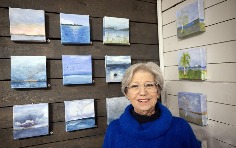 Tiina Aura fascineras av himmel och hav.