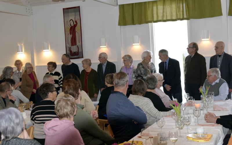 Det var många som fyllt 85 år på plats på kalaset.