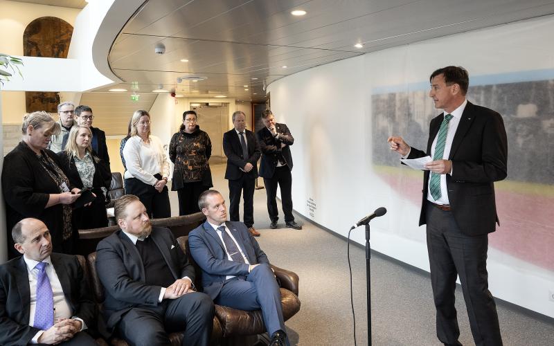 Talman Jörgen Pettersson (C) tror att Fanny Sundström skulle ha sagt ”Det var väl ändå på tiden”.
