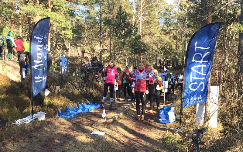 Så här såg det ut vid starten vid en tidigare Åland 2-dagars.