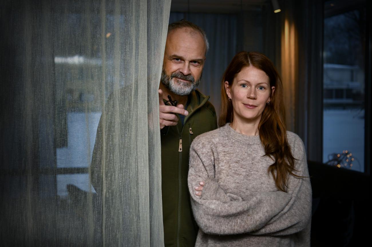 Johan Rheborg och Hanna Alström.