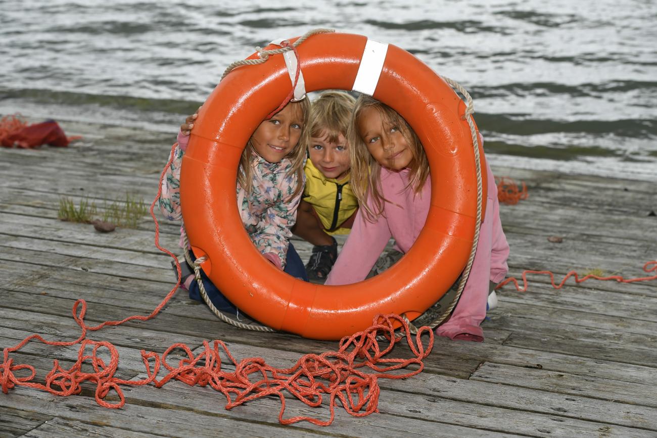 Emelie, Caspian och Natalie Franzén.