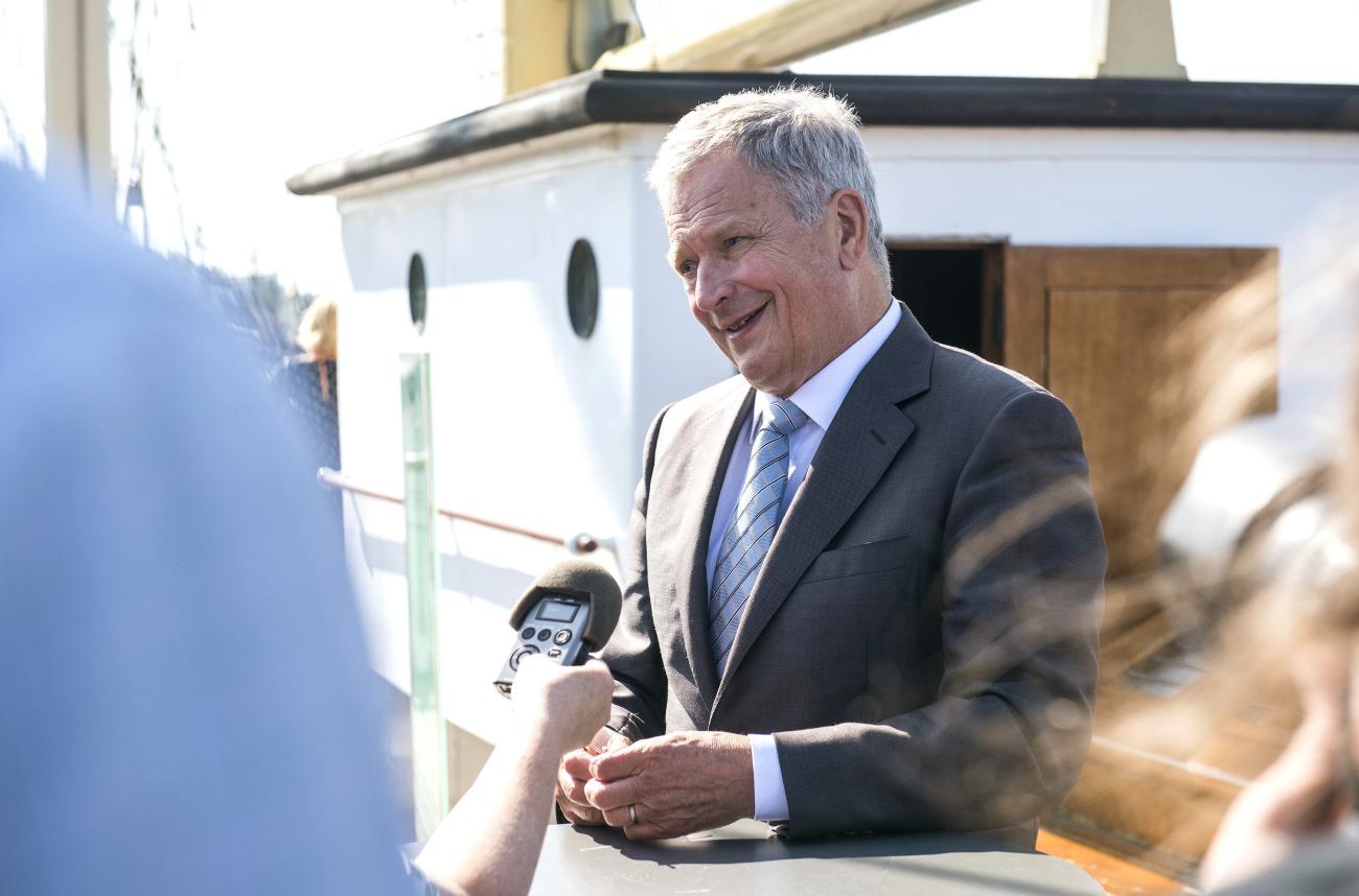 President Sauli Niinistö.