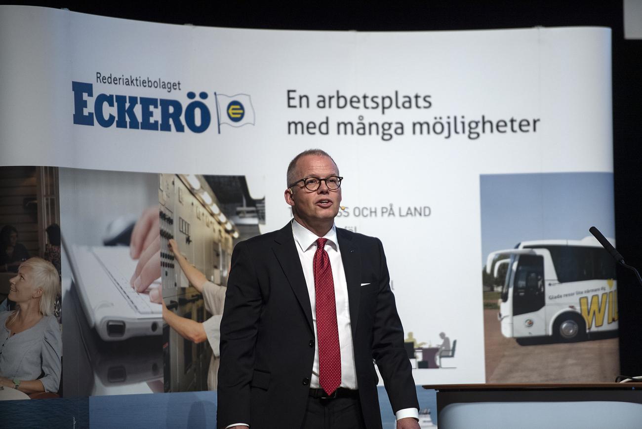 Rederi ab Eckerö bolagsstämma, Eckerölinjen, Björn Blomqvist