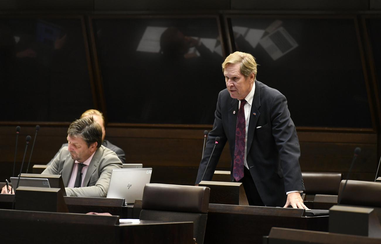 300920 , 30092020 , 20200930 , Lagting , lagtinget , plenum , plenisal , politiker , politik , Stephan Toivonen (ÅLD) , Åländsk Demokrati