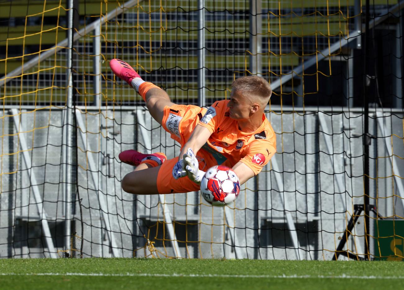 IFK-målvakten Elmo Henriksson stod för flera fina räddningar varav en på straff – hans tredje (!) straffräddning den här säsongen. Efteråt premierades han som matchens bästa spelare.