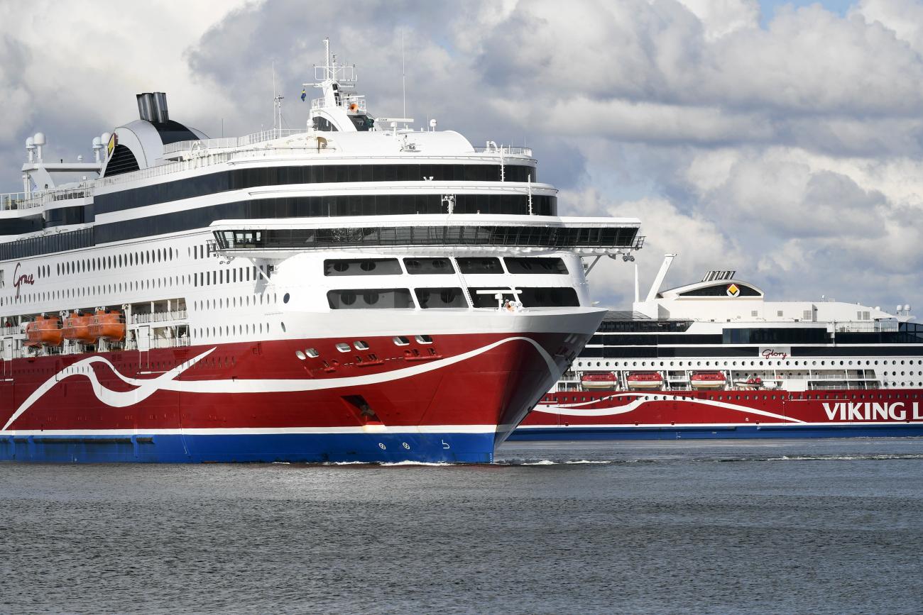 280922 , 28092022 , 20220928 , Viking Line , Viking Grace , Viking Glory , passagerartrafik , sjöfart , fartyg , passagerarfartyg , Västra hamnen