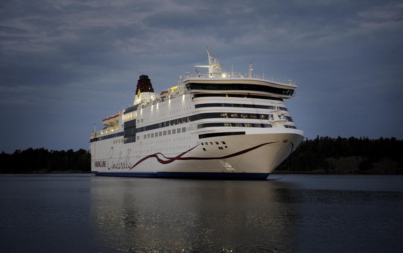Viking Line , Cinderella , färja , fartyg , sjöfart *** Local Caption *** @Bildtext:Viking Line ställer in alla kryssningar med Cinderella från den 19 november till den 2 februari, meddelar rederiet.@Foto:Foto: Staffan Lund