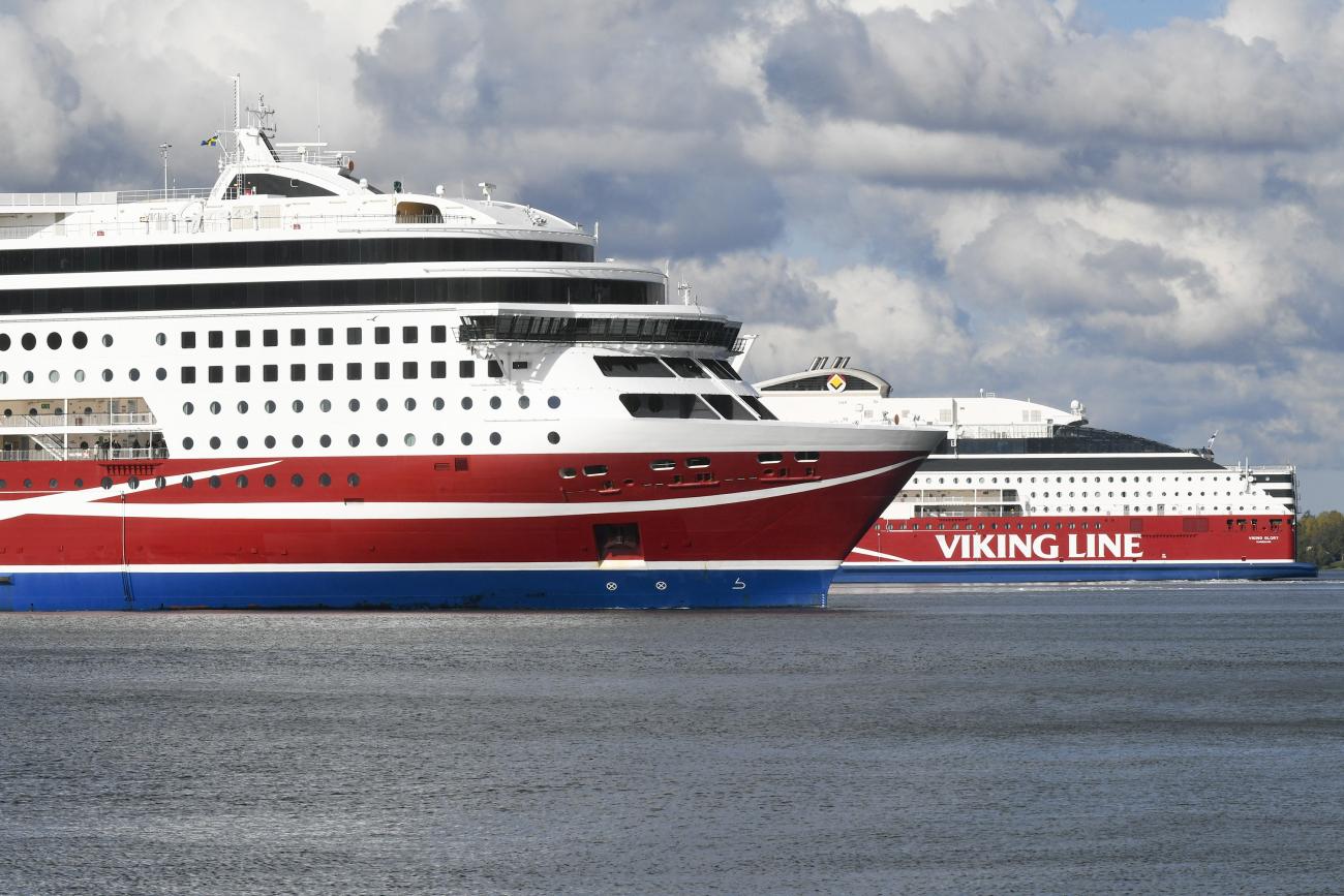280922 , 28092022 , 20220928 , Viking Line , Viking Grace , Viking Glory , passagerartrafik , sjöfart , fartyg , passagerarfartyg , Västra hamnen