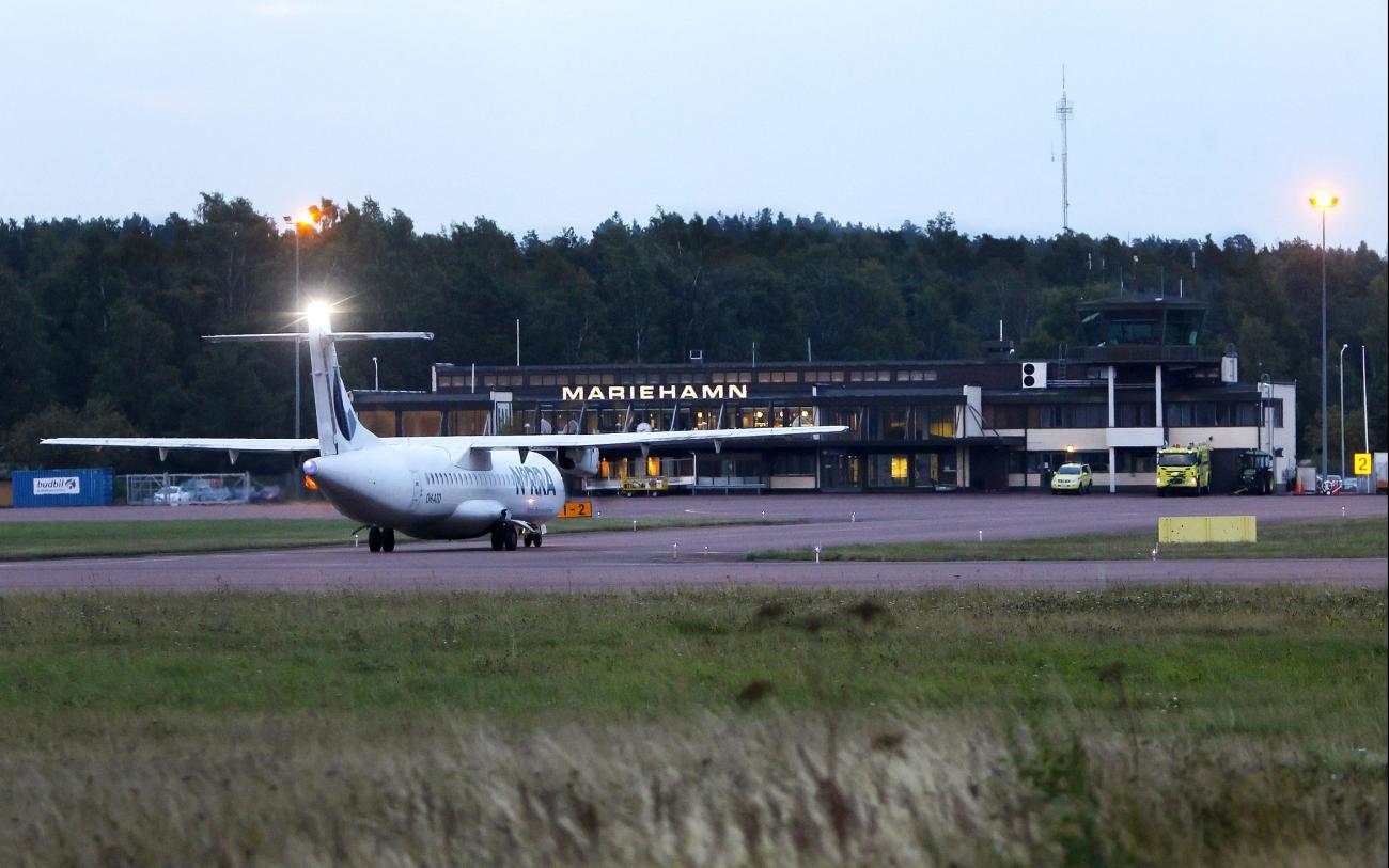 Snart kan trafikplikt införas för flygtrafik mellan Mariehamn och Helsingfors.