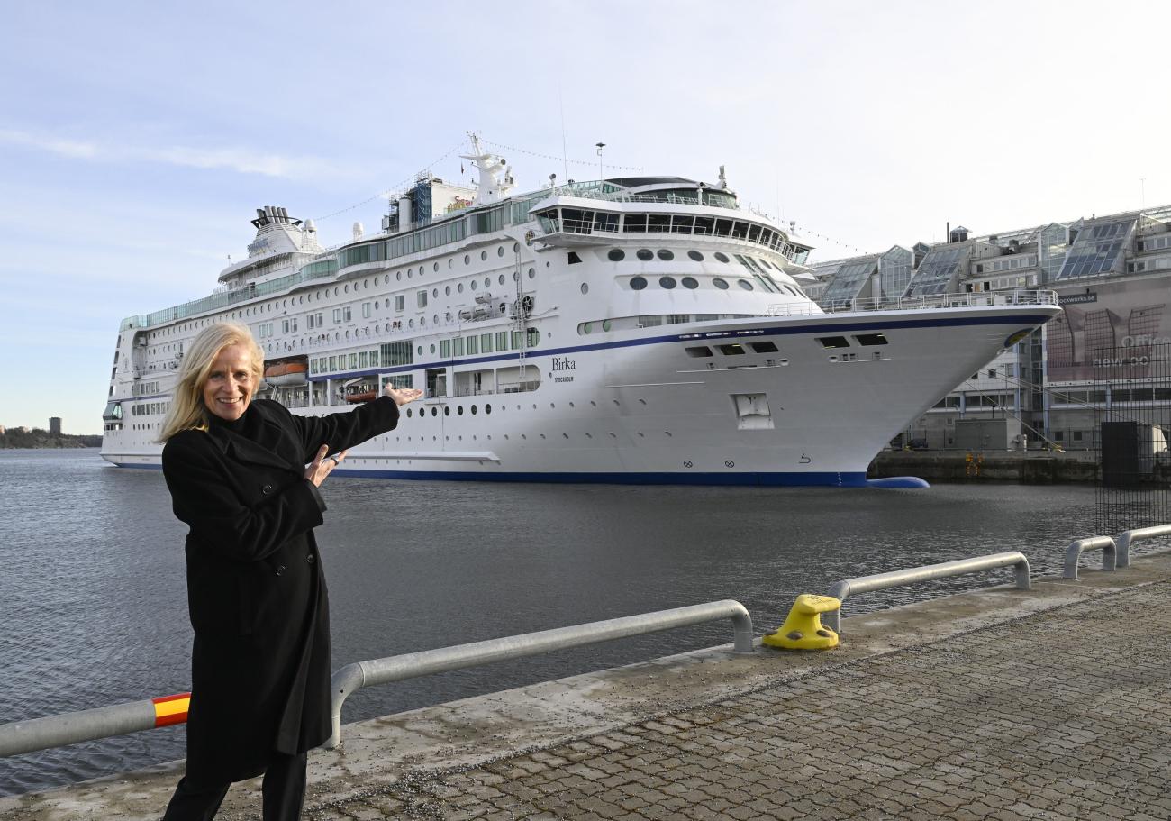 Susanne Kaarnimo-Knight ser fram emot att börja trafikera med Birka Gotland.